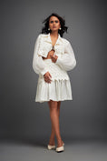 Load image into Gallery viewer, Structured Jacket and Skirt Co-Ord with 3D Embellishments
