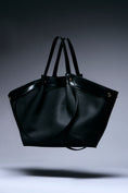 Load image into Gallery viewer, Regal Noir Textured Tote