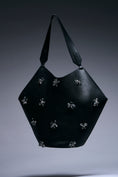 Load image into Gallery viewer, Luxe Noir Crystal Tote