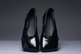 Load image into Gallery viewer, Onyx Gloss Bow Mules