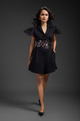 Load image into Gallery viewer, Black Playsuit With Belt