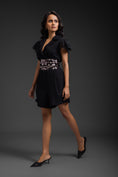 Load image into Gallery viewer, Black Playsuit With Belt