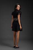 Load image into Gallery viewer, Black Playsuit With Belt