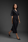 Load image into Gallery viewer, Black Jumpsuit With Side Cuts