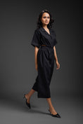 Load image into Gallery viewer, Black Jumpsuit With Side Cuts