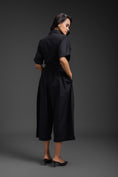 Load image into Gallery viewer, Black Jumpsuit With Side Cuts