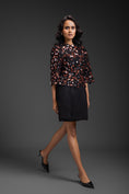 Load image into Gallery viewer, Black Dress With Neon Metallic Detail