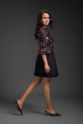 Load image into Gallery viewer, Black Dress With Neon Metallic Detail