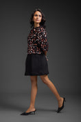 Load image into Gallery viewer, Black Dress With Neon Metallic Detail