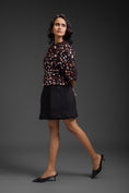 Load image into Gallery viewer, Black Dress With Neon Metallic Detail