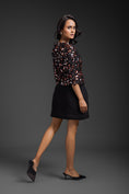 Load image into Gallery viewer, Black Dress With Neon Metallic Detail