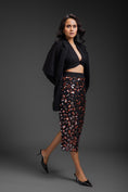 Load image into Gallery viewer, Black Blazer With Organza Skirt