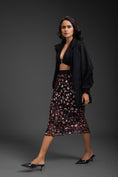 Load image into Gallery viewer, Black Blazer With Organza Skirt