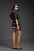 Load image into Gallery viewer, Black Co-ord Set Set With Skirt