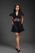 Load image into Gallery viewer, Black Playsuit With Belt