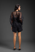 Load image into Gallery viewer, Black Sheer Top