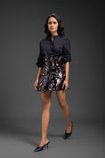 Load image into Gallery viewer, Black Cotton Shirt With Corset Skirt