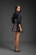 Load image into Gallery viewer, Black Cotton Shirt With Corset Skirt