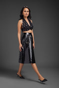 Load image into Gallery viewer, Black Vegan Leather Skirt