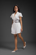 Load image into Gallery viewer, White Playsuit With Belt