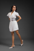 Load image into Gallery viewer, White Playsuit With Belt