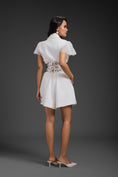 Load image into Gallery viewer, White Playsuit With Belt