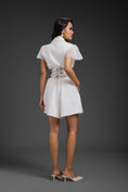 Load image into Gallery viewer, White Playsuit With Belt