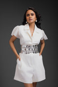 Load image into Gallery viewer, White Playsuit With Belt