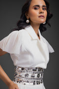 Load image into Gallery viewer, White Playsuit With Belt