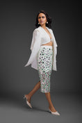 Load image into Gallery viewer, White Blazer With Organza Skirt