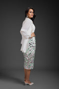 Load image into Gallery viewer, White Blazer With Organza Skirt