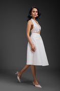 Load image into Gallery viewer, White Vegan Leather Skirt