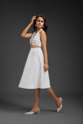 Load image into Gallery viewer, White Vegan Leather Skirt
