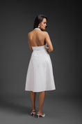 Load image into Gallery viewer, White Vegan Leather Skirt