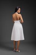 Load image into Gallery viewer, White Vegan Leather Skirt