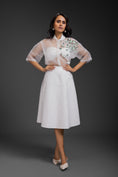 Load image into Gallery viewer, White Sheer Top With Skirt