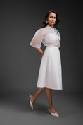 Load image into Gallery viewer, White Sheer Top With Skirt