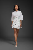 Load image into Gallery viewer, White Cotton Shirt With Corset Skirt