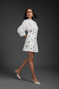 Load image into Gallery viewer, White Cotton Shirt With Corset Skirt