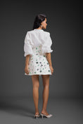 Load image into Gallery viewer, White Cotton Shirt With Corset Skirt