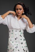 Load image into Gallery viewer, White Cotton Shirt With Corset Skirt