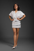 Load image into Gallery viewer, White Co-ord Set Set With Skirt