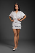 Load image into Gallery viewer, White Co-ord Set Set With Skirt