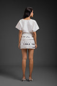 Load image into Gallery viewer, White Co-ord Set Set With Skirt