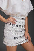 Load image into Gallery viewer, White Co-ord Set Set With Skirt