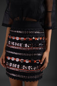 Load image into Gallery viewer, Black Organza Shirt With Skirt