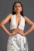 Load image into Gallery viewer, Silver Laser-Cut Trousers