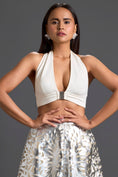 Load image into Gallery viewer, Silver Laser-Cut Trousers