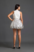 Load image into Gallery viewer, Silver 3D Bubble Skirt