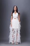 Load image into Gallery viewer, Sleeveless Net Ruffled Dress